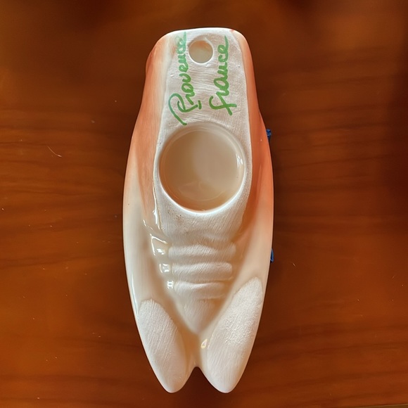 Vintage French Artisan-Made Ceramic Cicada Wall Pocket, Provence France - Picture 5 of 8